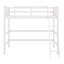 Lit mezzanine en bois massif avec échelle-1488533695