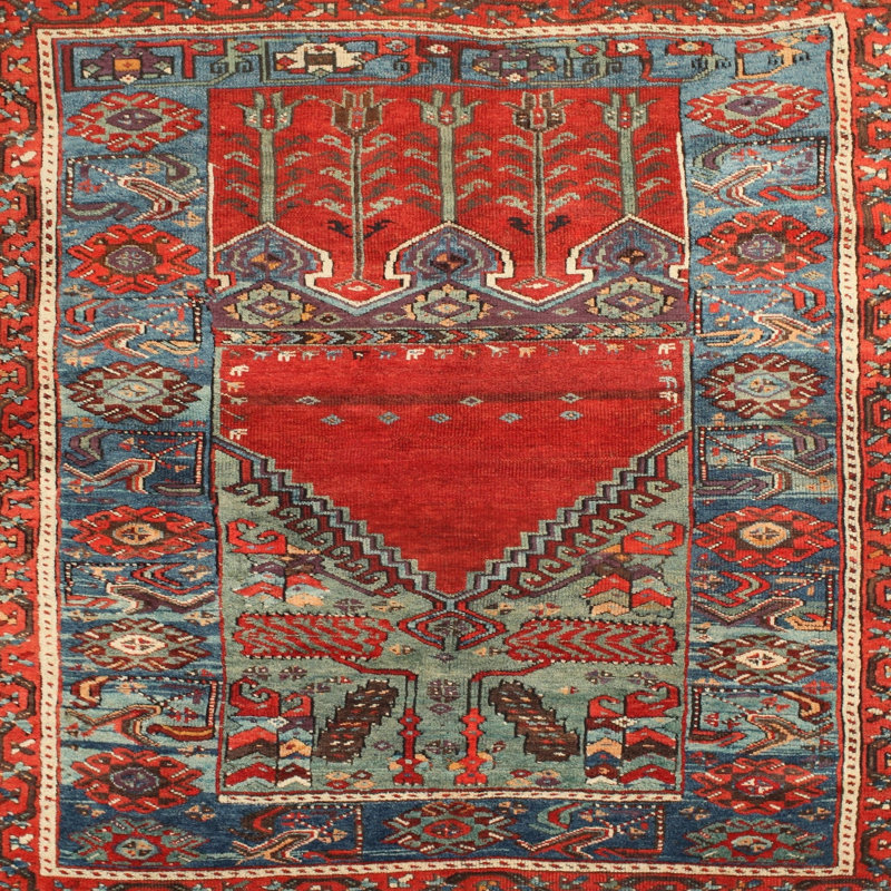 Southwestern Indoor Rug, Square 6'