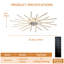 114cm Dimmable Reversible Ceiling Fan with LED Lights And Remote Control-954617880