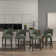 Bisto Upholstered Counter Height Bar Stool with Solid Wood legs
