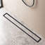 Drain de douche linéaire en acier inoxydable avec crépine, couvercle amovible et crochet de levage-104596946