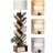 6-Tier Tree Erwin With Light - Tall Narrow Bookcase With Storage Cabinet, Floor Standing Organizer For Bedroom, Living Room & Home Office-1415105923