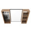 Armoire à pharmacie murale 41,3 "avec combinaison de rangement, armoire à pharmacie murale