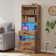 Manech 51.8" Tall Nightstand with Charging Station and LED Lights