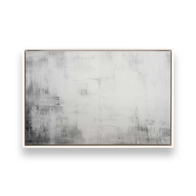 Silent White I Canvas Print