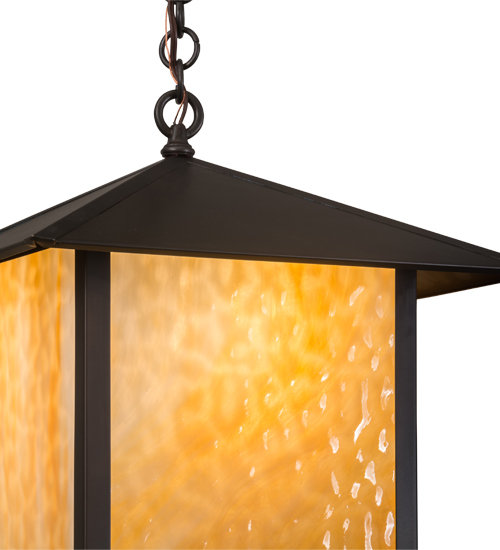 Luminaire suspendu rectangulaire 1 lumières lanterne Seneca Prime