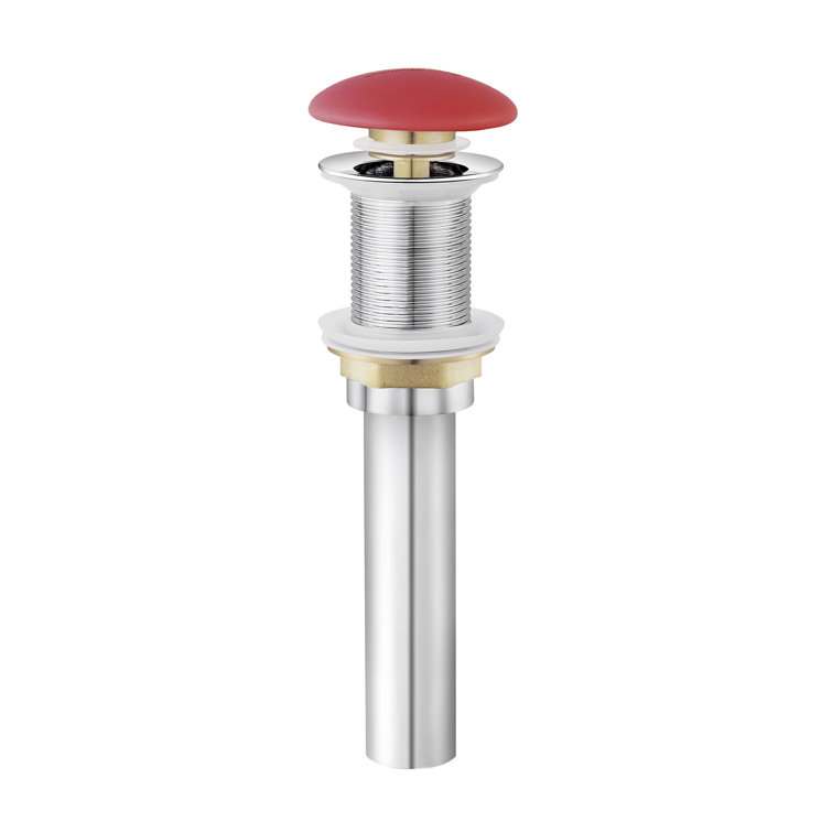 Ceramic Pop-up Bathroom Sink Drain with Overflow