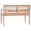 Kraft Solid Wood Teak Outdoor Bench