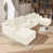 Fausse fourrure beige