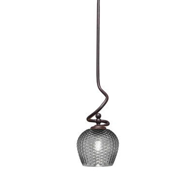Mini-luminaire suspendu suspendu en verre Sheffield
