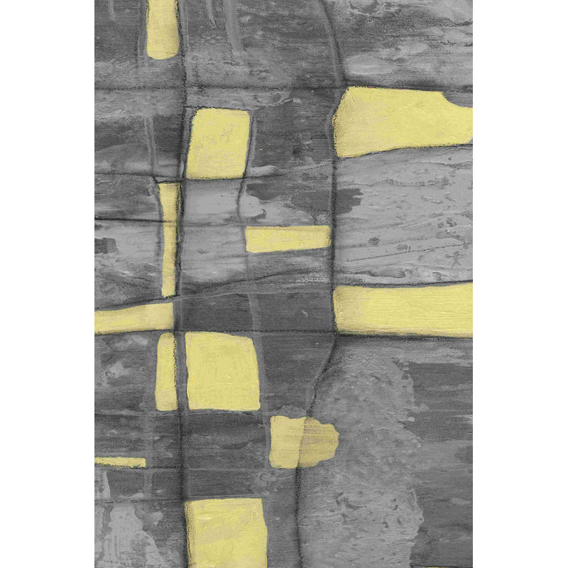 Citron sur gris I, H 30 po x l 20 po