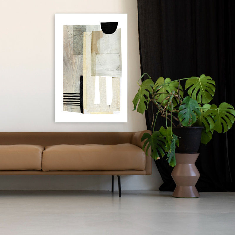 Art contemporain contemporain abstrait, H 48 po x l 32 po