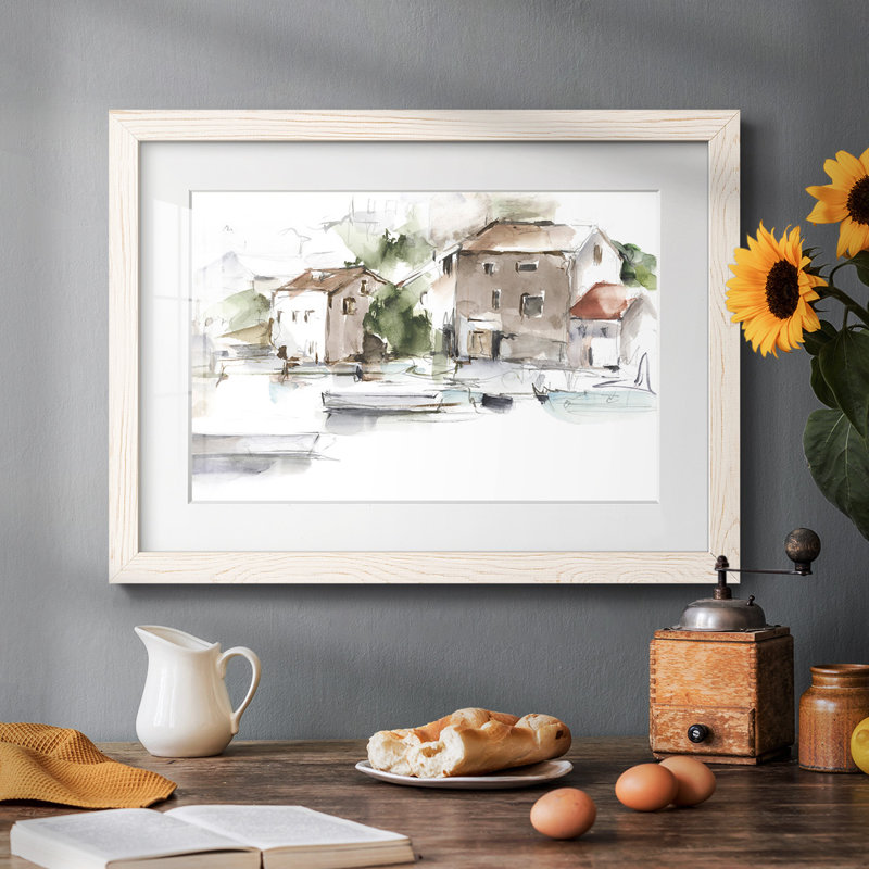 Serene Lakefront II, Blanc, H 28 po x l 42 po x P 1,5 po