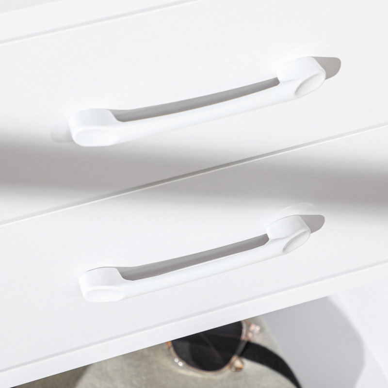 Table de chevet Bohumira, Blanc