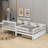 Full Over Full Bunk Bed With Trundle-1409825419