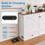 Lit escamotable convertible Queen Size avec tiroirs de rangement et station de recharge USB-2003582804