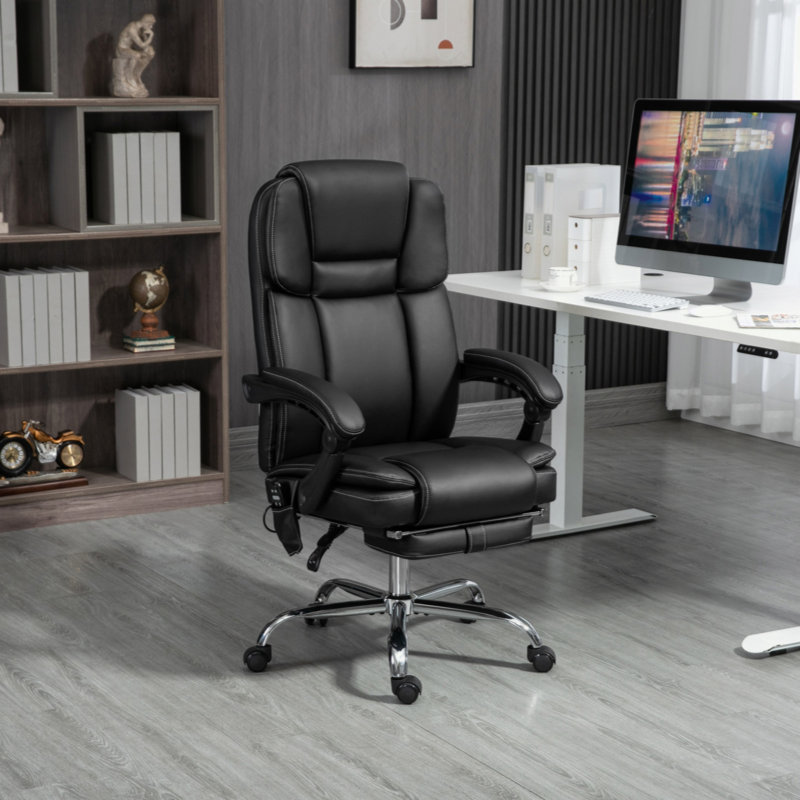 Fauteuil de bureau Vinsetto, Noir, noir, noir, noir
