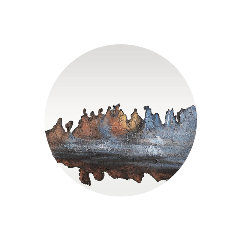 Majestic peaks wall mirror