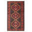Tapis bleu foncé Teimani 3 pi 6 po x 6 pi 3 po