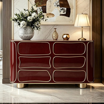 Italian-style minimalist luxury sideboard