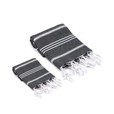 Ensemble de serviettes en coton turc 2 pièces Marlow