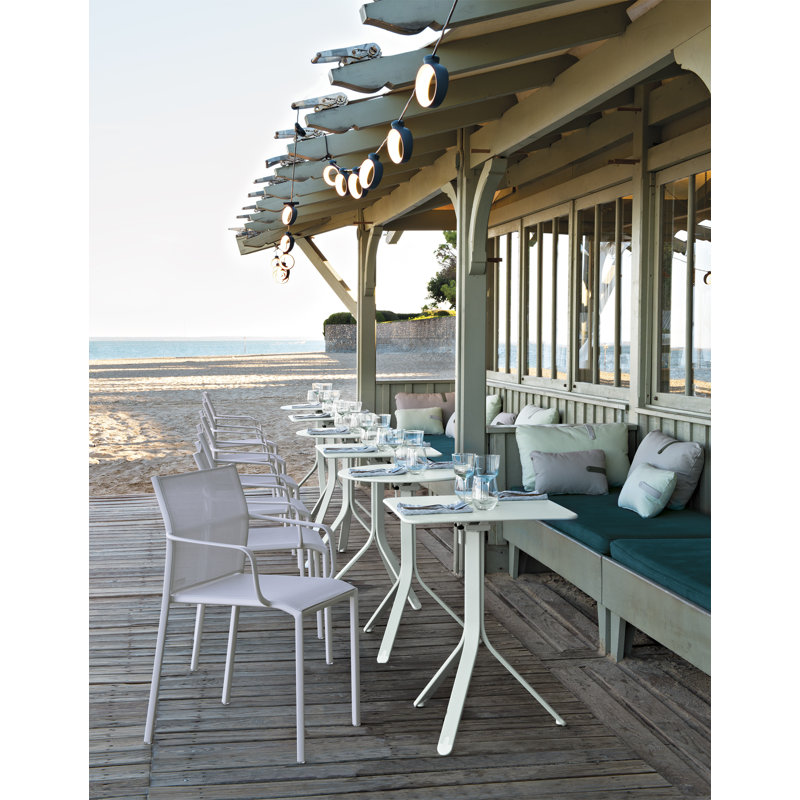 Cadiz Outdoor Dining Armchair, Clay Gray