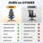 Ergonomic Office Chair with 2D Headrest & Mesh Back, High Back Computer Chair with Adjustable Armrest & Backrest & Height, Comfy Task Chair with Thickened Cushion-624526548-624526549