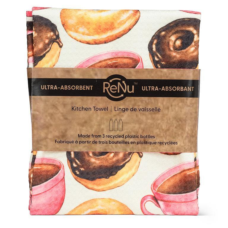 Glazed Donuts & Coffee Tea Towel