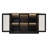 59.1inch Home Bar with Wine Glass Holder, Storage Cabinets & Drawers