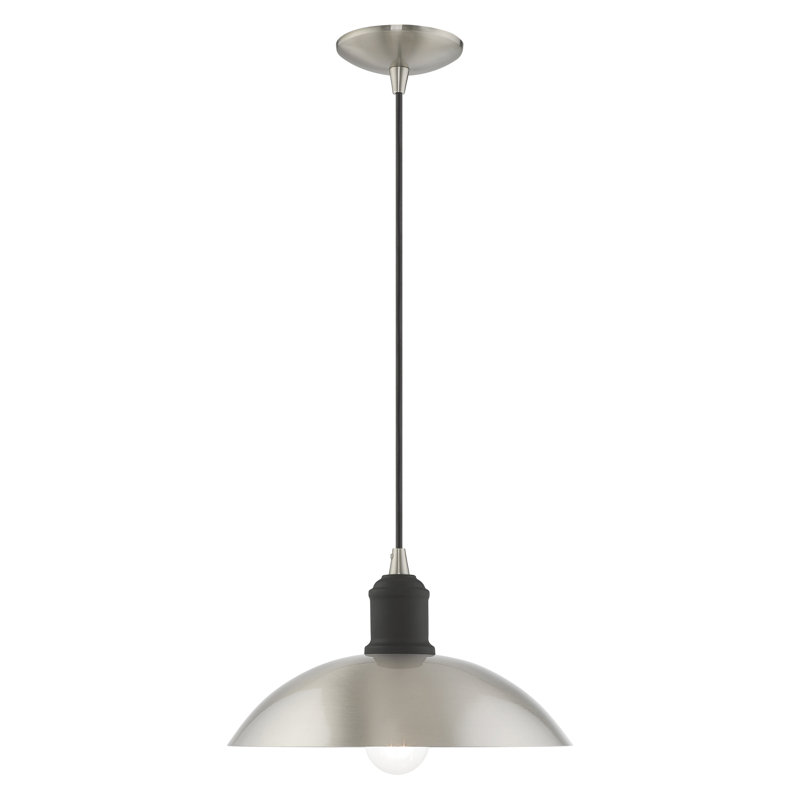 Alysen - Light Dome Pendant, Brushed Nickel