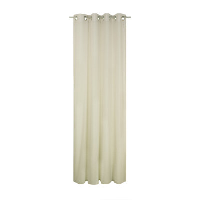 Peck Eyelet Room Darkening Single Curtain