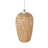 14x8 inch 1 light bamboo shade pendant