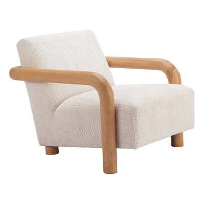 Subliem Accent Chair Cotton White