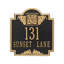 Monogram 2-Line Wall Address Plaque-1550903225-1550903229