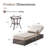 Clybourn Outdoor Poolside Adjustable Wicker Chaise Lounge Chair With Side Table-1297214676