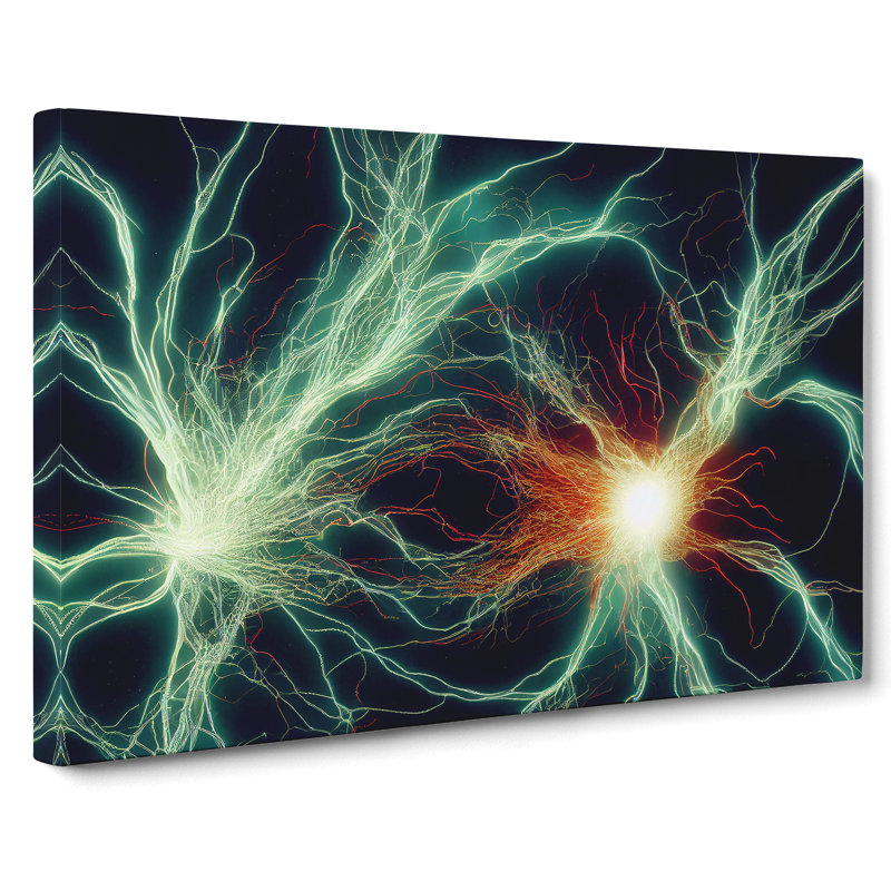 Electricity Art Vol.5 - Wrapped Canvas Print, 35cm H x 50cm W x 3cm D