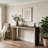 Black Wood Console Table