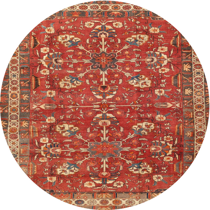 Oriental Indoor Rug, Round 5'