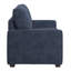 Beaulah Modern Fabric Upholstered Square Arm Loveseat-1814507480