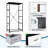 4 Drawer Dresser for Bedroom, Narrow Chest of Drawers, Wooden Top and Study Iron Frame 18"x37.5"-(WxH)
