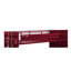 Lit simple / simple en rouge, structure en métal, lit utilitaire droit, métal, ajout-17528132