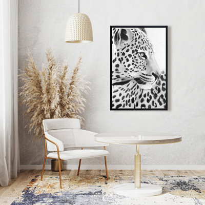 Beautiful Leopard Print On Canvas