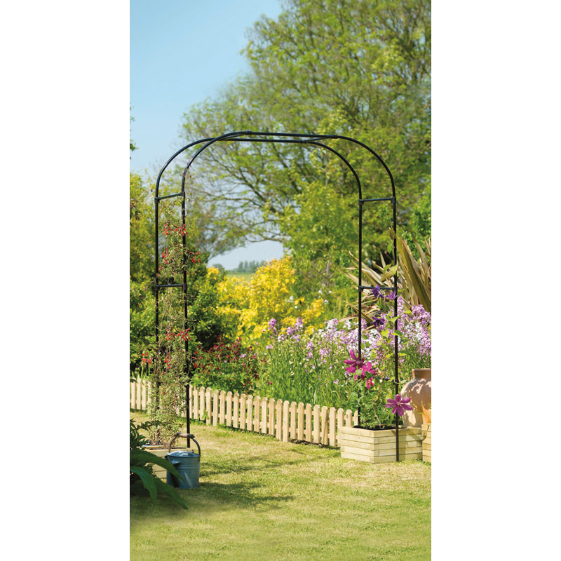 11 W x 38 D Metal Arbor in Black