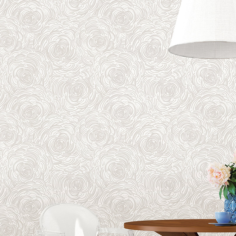 Rouleau de papier peint L 33 pi x l 20,5 po Eclipse, Taupe