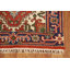 Tapis de couloir indien orange en laine traditionnel 3 x 10