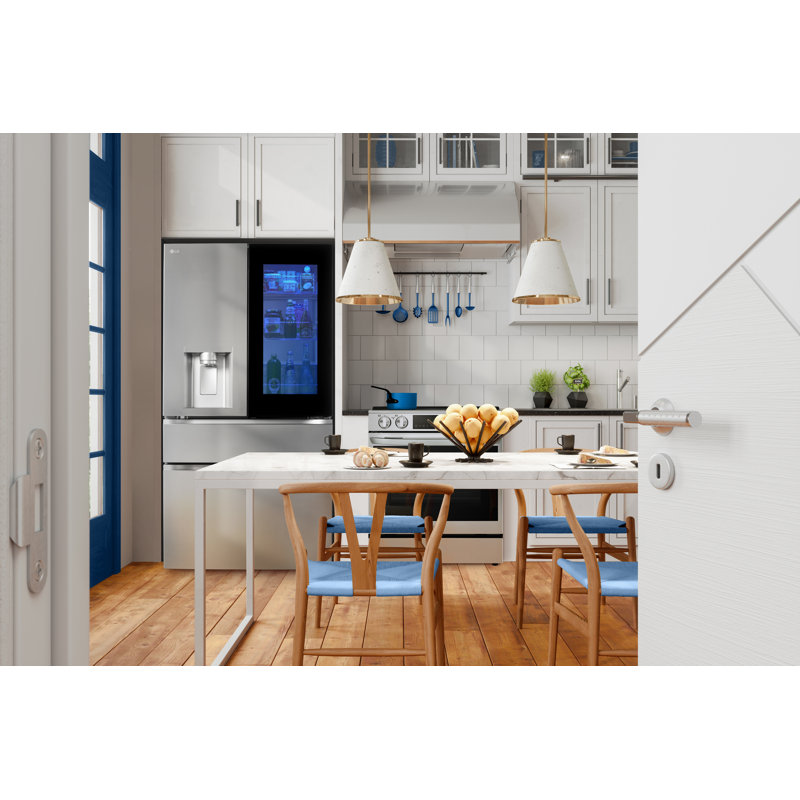 Lg 29 Cu. Ft. Smart Instaview® Door-In-Door® Standard-Depth Max 4-Door French Door Refrigerator With Mycolor
