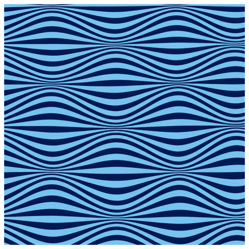 Red Wavy Lines Double Sided Throw Pillows, 16 x 16 inches