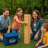 Outdoor Game Set Including 45 Giant Tumbling Blocks, 28 Giant Dominoes, and 6 Giant Dice, Giant Outdoor Games for Family Fun, Set of 3, Classic Block Giant Outdoor Game for Adults