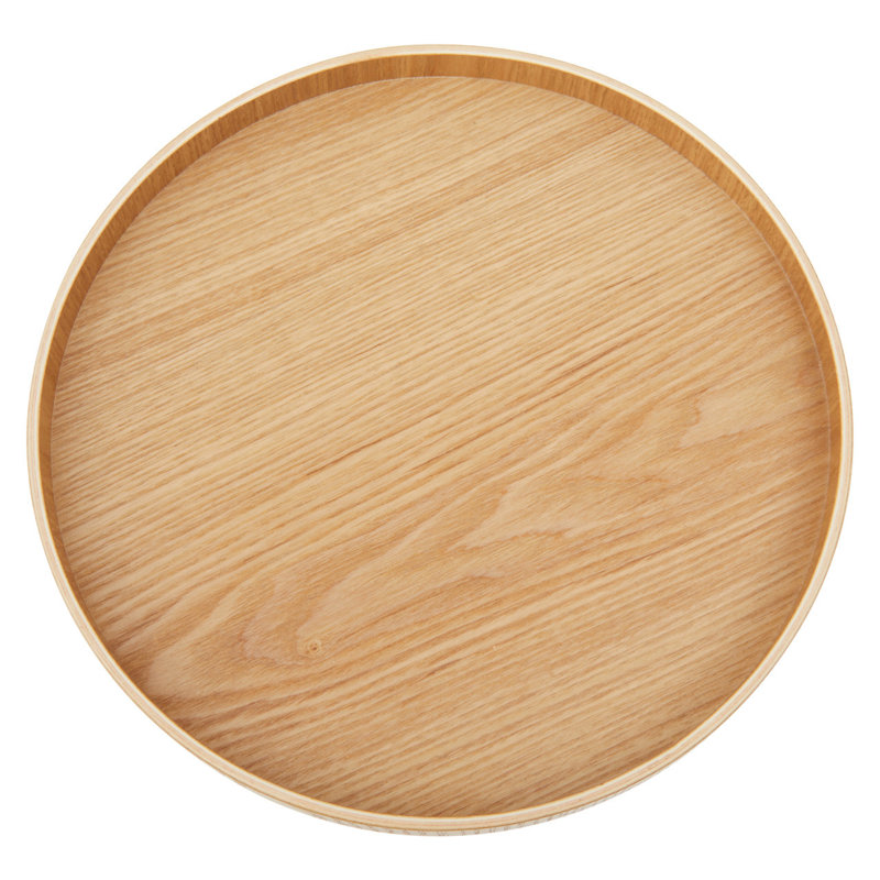 Sayreville Solid Wood Tray, Beige, 27cm H x 27cm W x 2cm D