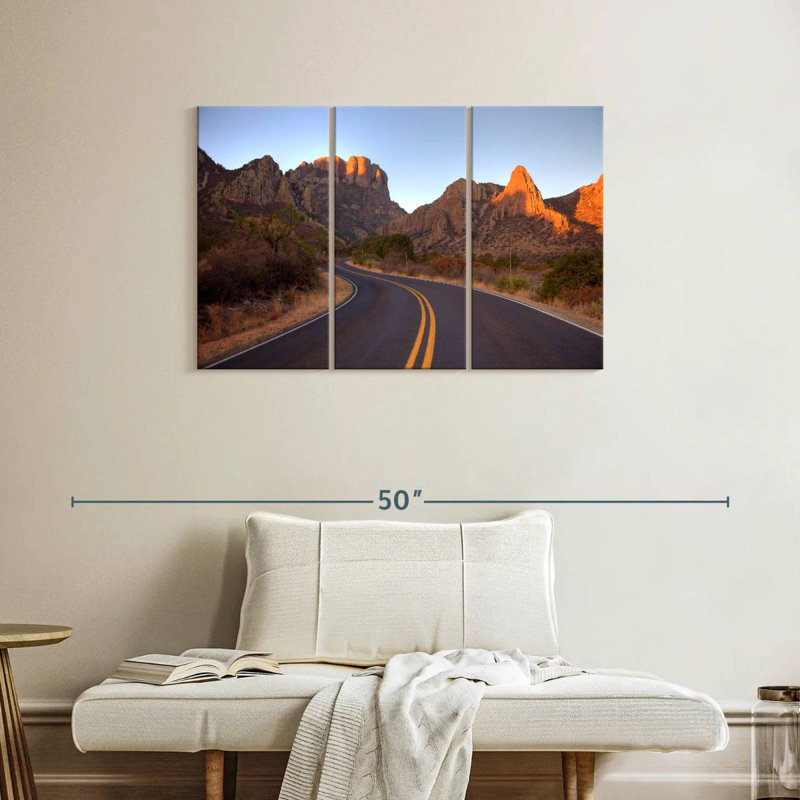 Mehar Texas Mountain Road, 24" H x 38" W